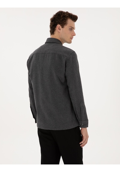 Pierre Cardin Erkek Antrasit Gömlek Desenli 50316739-vr006 Antrasit