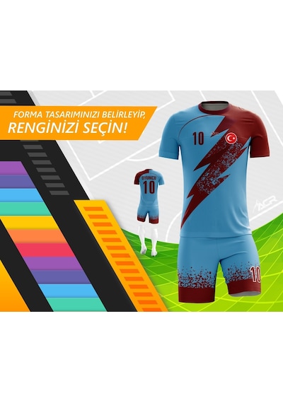 Acr Giyim Kişiye Özel Futbol Forması - Dizayn : Şimşek