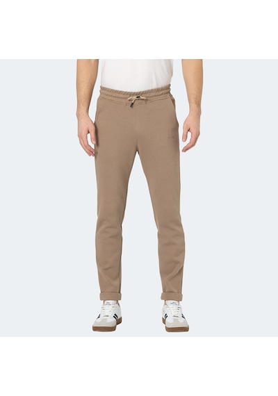 Slazenger  BLAZEWAY Erkek Cepli Dar Paça Taş Gri Eşofman  Altı