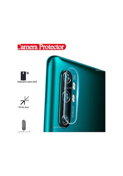 Xiaomi Mi Note 10 Kamera Lens Koruyucu Nano Cam
