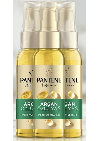 Pantene Doğal Sentez Argan Yağlı Saç Bakım Serumu 3 X 100 Ml