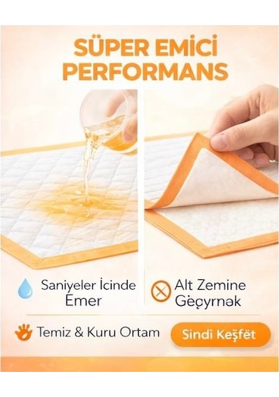 Yıkanabilir Kopitoneli Sıvı Geçirmez Kedi /köpek Çiş Pedi -ölçüler 100 X 100