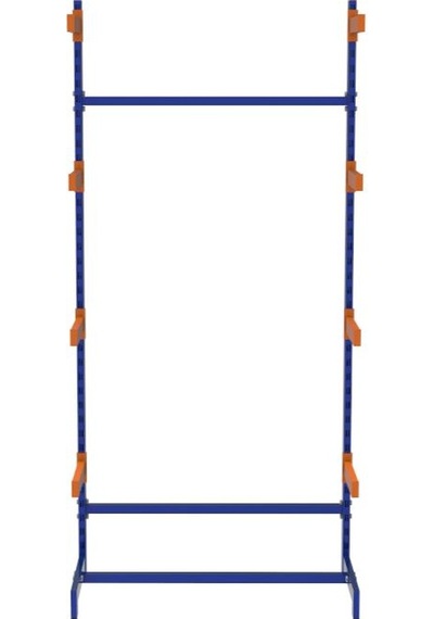 Konsol Kollu Raf - Orta Yükler İçin Kollu Raf Sistemi 50x60x200 Cm Çok Renkli