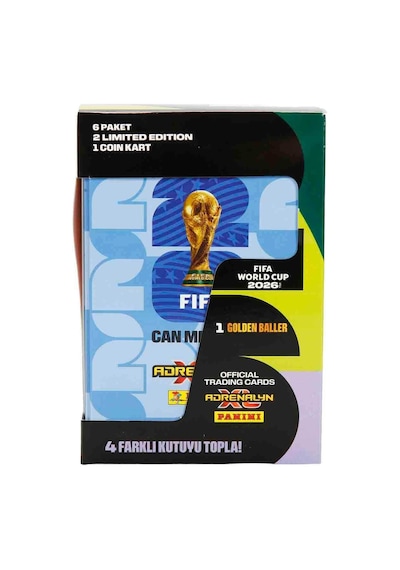 Panini Fıfa World Cup 2026 Adrenalyn Xl Trading Card Metal Kutu Mavi Özel Koleksiyon Seti