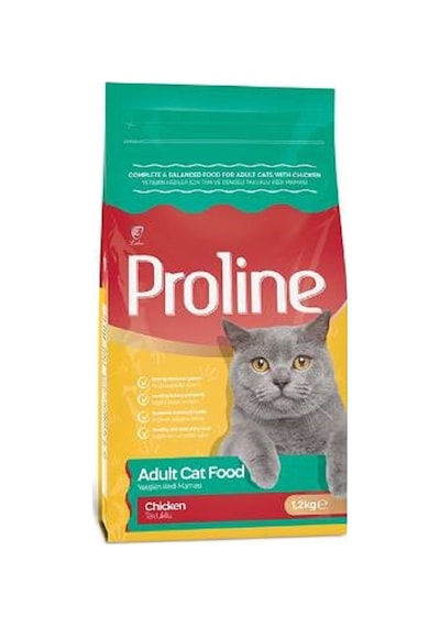 Proline Tavuklu Yetişkin Kedi Maması 1200 G + Küçük Mama Kabı