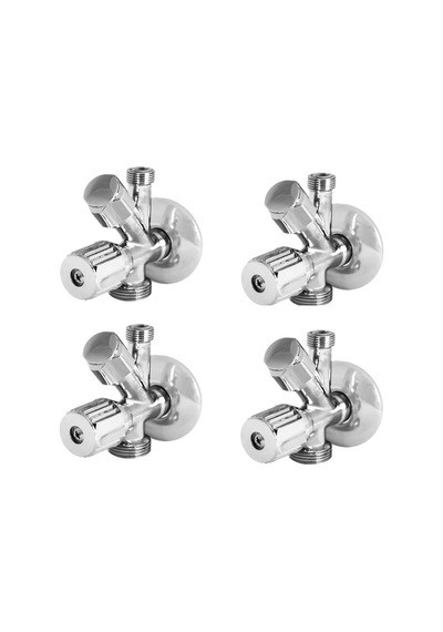 Tema Dual Çift Çatallı Ara Çamaşır Makinası Musluk 69110 4 Krom