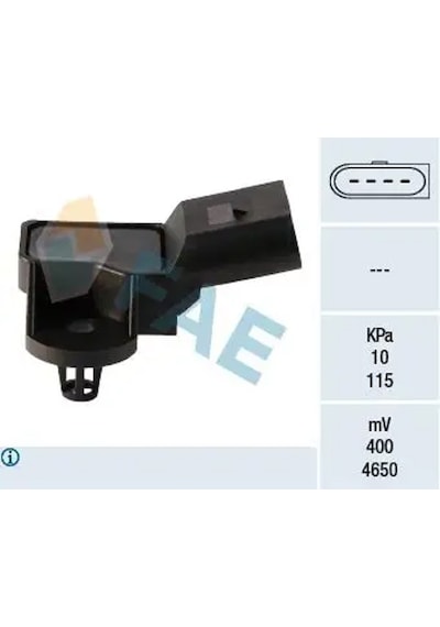 Audi A4 B8 Turbo Basinc Sensoru 2.0 Tdi 2008-2013 Caga Cjca Cmea Cmfa Fae 15042