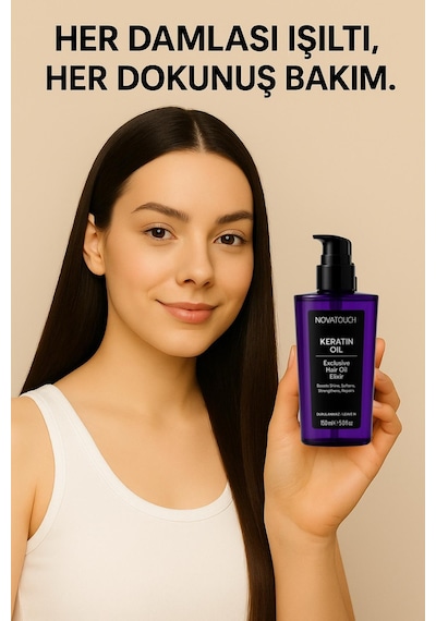 Aşırı Yıpranmış Saçlar İçin Keratin Bakım Yağı 150 Ml