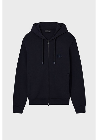 Emporio Armani Pamuklu Regular Fit Kapüşonlu Fermuarlı Sweat Erkek Sweat Em004538 Af10013 Ub118 Lacivert