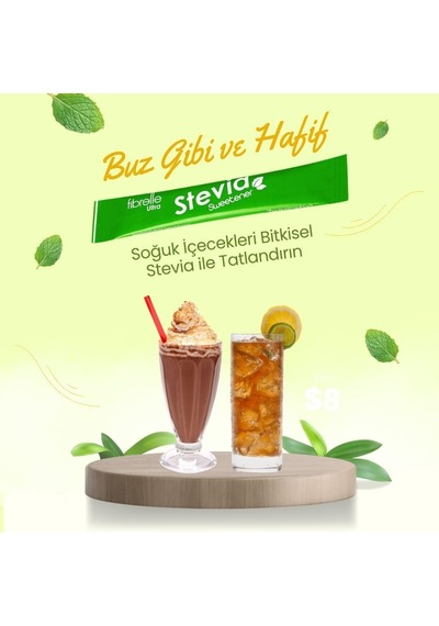 Ultra Stevia Tatlandırıcı 1000 Adet Stick Kutu 0,5 Gr