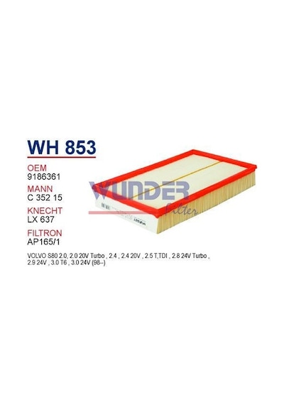 Wh 853 Volvo S 80 2.0 20 V Turbo 9186361