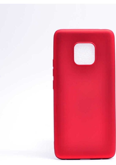 Huawei Mate 20 Pro Kılıf Zore Premier Silikon Kapak Kırmızı