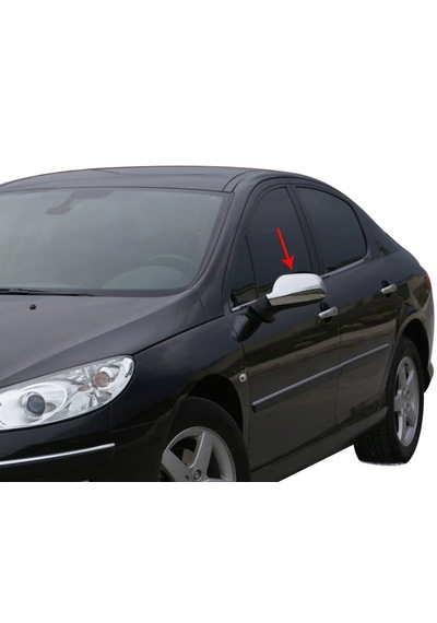 Peugeot 307 Krom Ayna Kapağı Takımı Paslanmaz Çelik N11.4687
