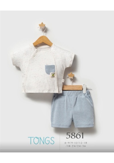 Babydoll 5li Tongs Mavi