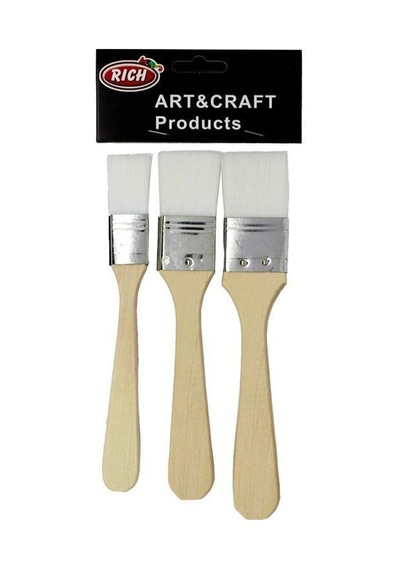 Rich Fırça Set 3'lü Beyaz Kıl 78-11228