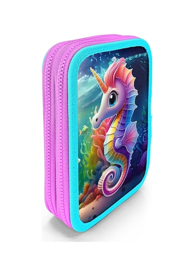 Coral High İki Katlı Düzenleyici Kalem Kutusu - Su Yeşili Denizatı, Kız Çocuk, Su Yeşili Denizatı Turkuaz - Pembe Coral High İki Katlı Düzenleyici Kalem Kutusu - Su Yeşili Denizatı, Kız Çocuk, Su Yeşili Denizatı Turkuaz - Pembe