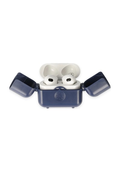 Newface Airpods Uyumlu 3 3.nesil Basmalı Kılıf Csmtex - 27 - Lacivert