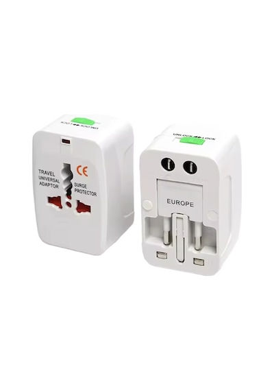 Evrensel Seyahat Güç Adaptörü All-in-one Abd İngiltere Ab Au Uyumlu Led Işıklı