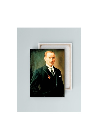 Mustafa Kemal Atatürk Portre Kanvas Tablo 8 Farklı Ölçü