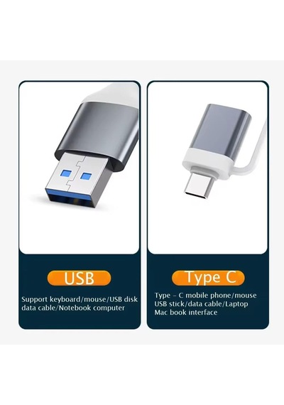 Lexroo 4 Port Usb Çoklayıcı Ve Type-c Adaptör