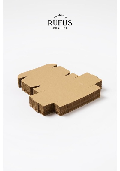 Rufus Concept 15x10x4cm Kilitli Kraft Kutu 25 Adet