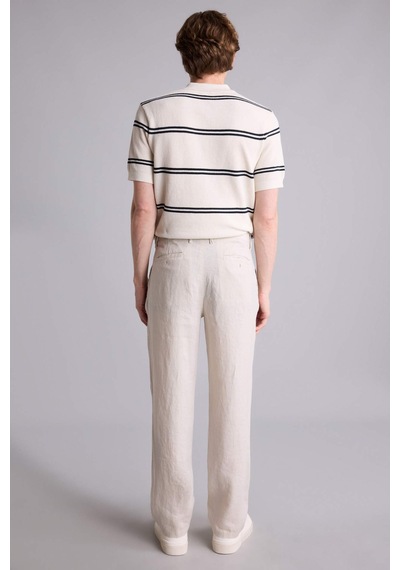 Defacto %100 Keten Relax Fit Pantolon G1395ax26smgr350 Gri-gr350
