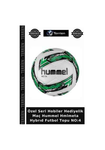 Özel Seri Hobiler Hediyelik Maç Hummel Hmlmeta Hybrıd Futbol Topu No:4 Çok Renkli
