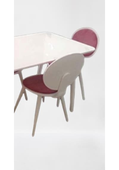 Masa Sandalye Retro Papel Takım Model Kayın Torna Kaplama Sandalye Açılır Parlak Beyaz El Yapım Masa Sandalye Retro Papel Takım Model Kayın Torna Kaplama Sandalye Açılır Parlak Beyaz El Yapım