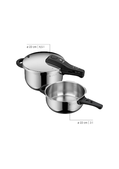Wmf Perfect Düdüklü Tencere Seti 4.5+3l Gri