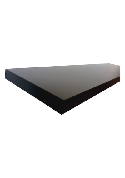Yankı-BYEG 3lü 70 cm Mat Siyah Mdf Duvar Rafı Kitaplık