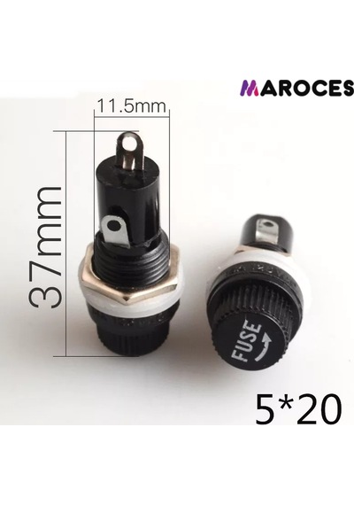 Ic-235 Ic-236 5X20 6X30 Küçük Büyük Cam Siğorta Yuvası 10 Adet-5X20 Küçük