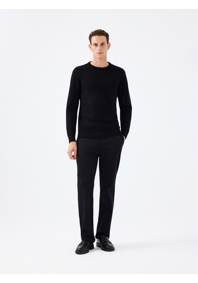 Regular Fit Erkek Pantolon Siyah