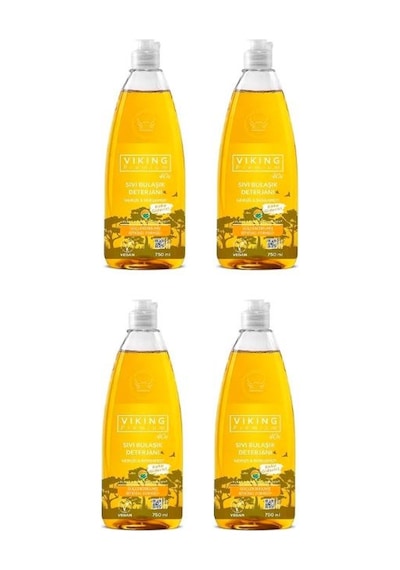 Viking Nergis & Bergamot Kokulu Sıvı Bulaşık Deterjanı 4 x 750 ML