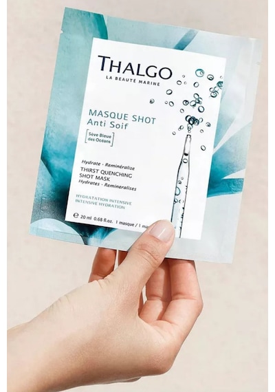 Thalgo Thirst Quenching Shot Mask, Yoğun Nemlendirici Ve Dolgunlaştırıcı Marine Yüz Maskesi