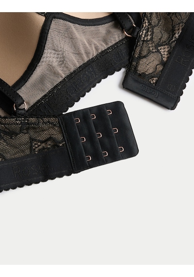 Marks & Spencer LaceWear Desteksiz Derin V Yaka Sütyen T81006841 Siyah