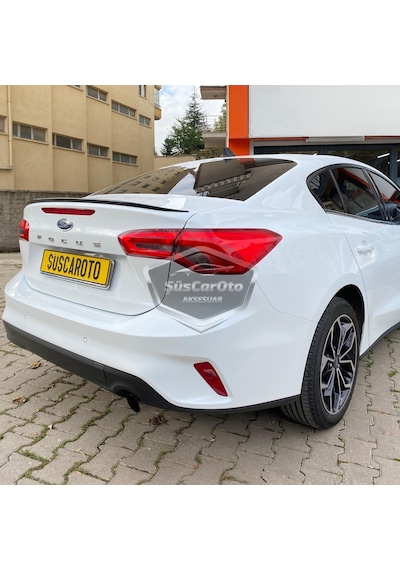 Ford Focus 4 2018 Ve Sonrası Sedan Uyumlu Bagaj Üstü Spoiler Bagaj Çıtası Piano Black Parlak Siyah 1 Adet 00 Şüscaroto Aksesuar