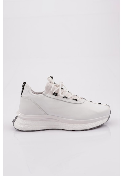Dgn 17391 Erkek Bağcikli Casual Sneacker Ayakkabi 17391-17-R11355 Beyaz
