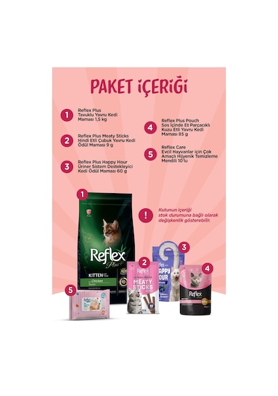 Reflex Plus Yavru Kedi Başlangıç Paketi