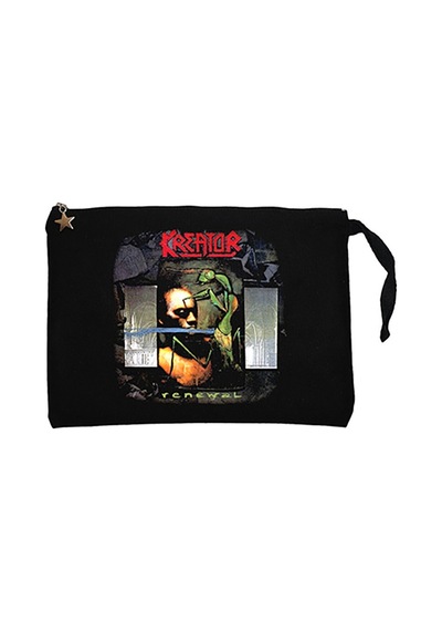 Kreator Renewal Siyah Clutch Astarlı Cüzdan / El Çantası Siyah