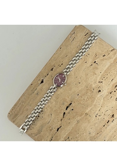 Sirius Silver Bordo Saat