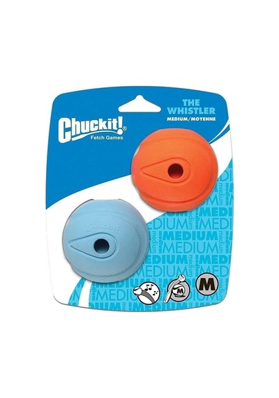 Chuckit The Whistler 2'li Köpek Oyun Topu Medium 6.5 CM