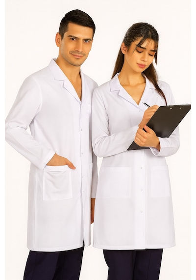 Sağlık Personeli Forması Doktor & Hemşire Önlüğü, Nefes Alır Beyaz