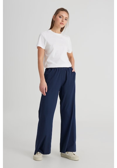 Wrangler Loose Fit Rahat Kesim Yüksek Bel Geniş Paça %100 Pamuk Lacivert Sweatpant Eşofman W241602410 Lacivert Wrangler Loose Fit Rahat Kesim Yüksek Bel Geniş Paça %100 Pamuk Lacivert Sweatpant Eşofman W241602410 Lacivert