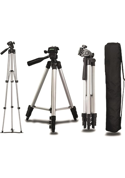 Vos Versa Wt330a Tripod Profesyonel Cep Telefonu Ve Kamera İçin Katlanır Ayaklı Su Terazili 135 Cm Taşıma Çantalı 360 / 90 -311