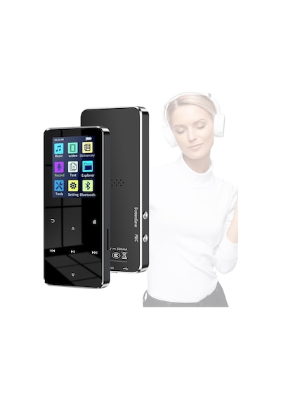 8gb Dahili Hafızalı Mp3-mp4 Çalar Hd Ses Bluetooth 5.0 Müzik Çalar Hafıza Kartı Girişli Fm Radyolu
