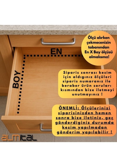 40x45 Beyaz Çekmece İçi Kaşıklık 7 Gözlü Ürünü 38 41 Cm'e Kadar Kesebilirsiniz Diğer