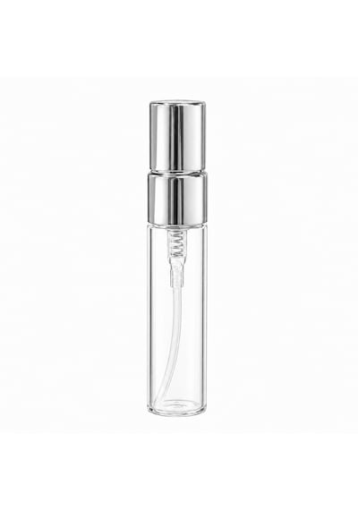 50 Adet Boş Cam Parfüm Numune Şişe, 5 Ml, Vidalı, Şeffaf, Metal Kapaklı
