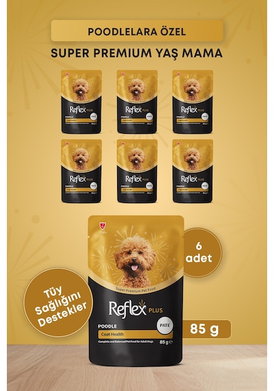 Reflex Plus Poodle Yetişkin Köpek Pouch Mama 85gr X 6 Adet