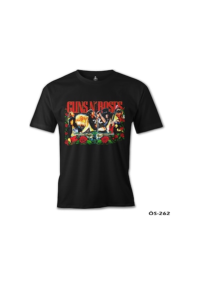 Guns N' Roses - Guns And Roses Siyah Erkek Tshirt