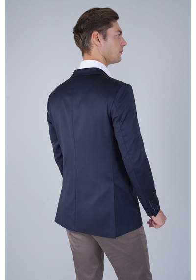 Bisse Comfort Fit Lacivert Mono Yaka Çift Yırtmaçlı 6 Drop Erkek Yün Ceket Pck24k24204 D39 Lacivert Bisse Comfort Fit Lacivert Mono Yaka Çift Yırtmaçlı 6 Drop Erkek Yün Ceket Pck24k24204 D39 Lacivert